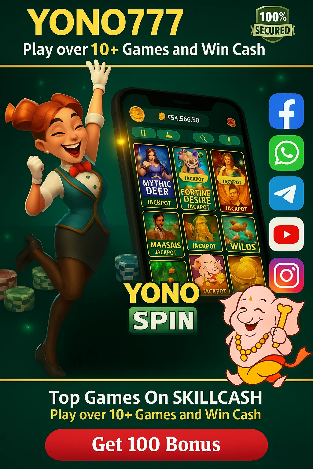 Yono 777 Poster – Play Rummy & Slots Games