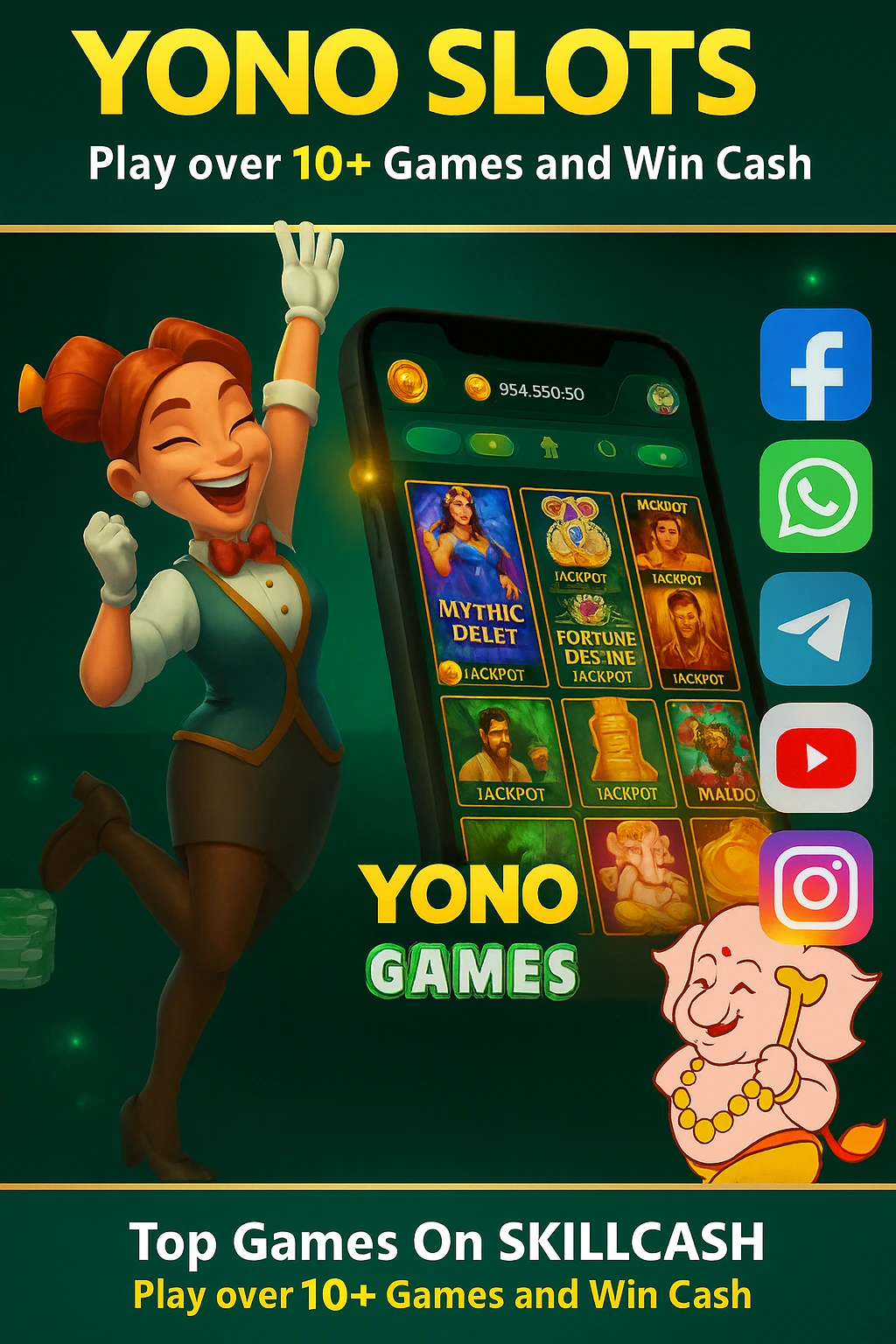 Yono Slots Poster – Play Slot Games & Win Cash