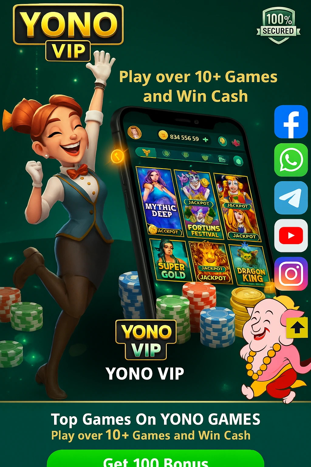 Yono VIP Official Poster – Download Yono VIP APK with ₹500 Bonus
